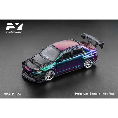 FY64103 1/64 Mitsubishi Lancer Evolution 9 Kai Chameleon/carbon Bonnet ver.