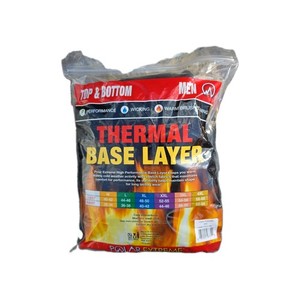 Polar Extreme Thermal Base Men's Layer 3XL Black Top/Bottom Set #GMB-PDQ-MB