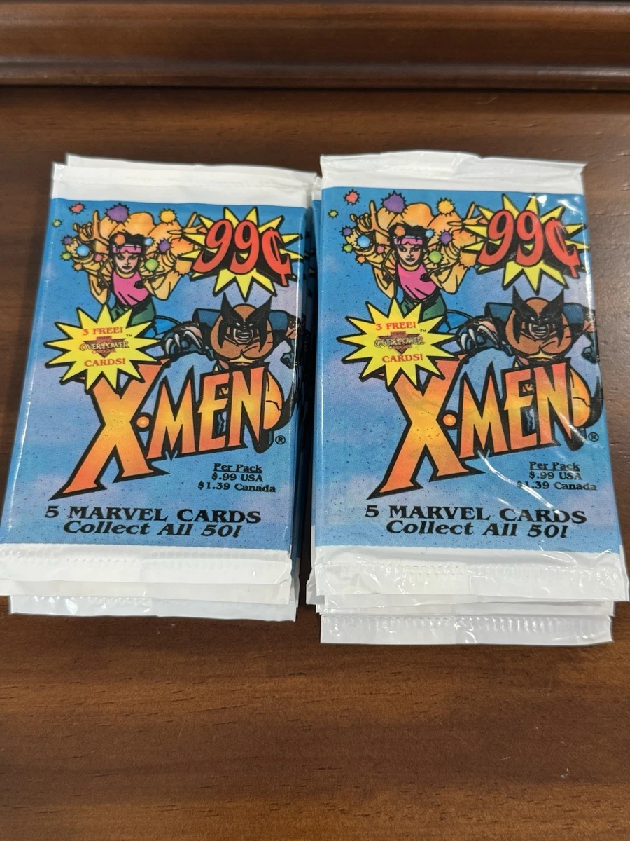 25+ X-Men Fleer Sealed Non-Sport Trading Card Packs for sale