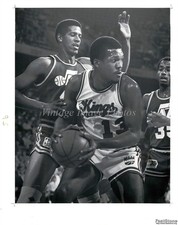 Leon Douglas Basketball Player Kings Team University Historic Vintage Photo 8x10