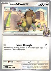 Arven's Skwovet 158/182 Destined Rivals