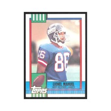 1990 Topps Lionel Manuel Giants #64