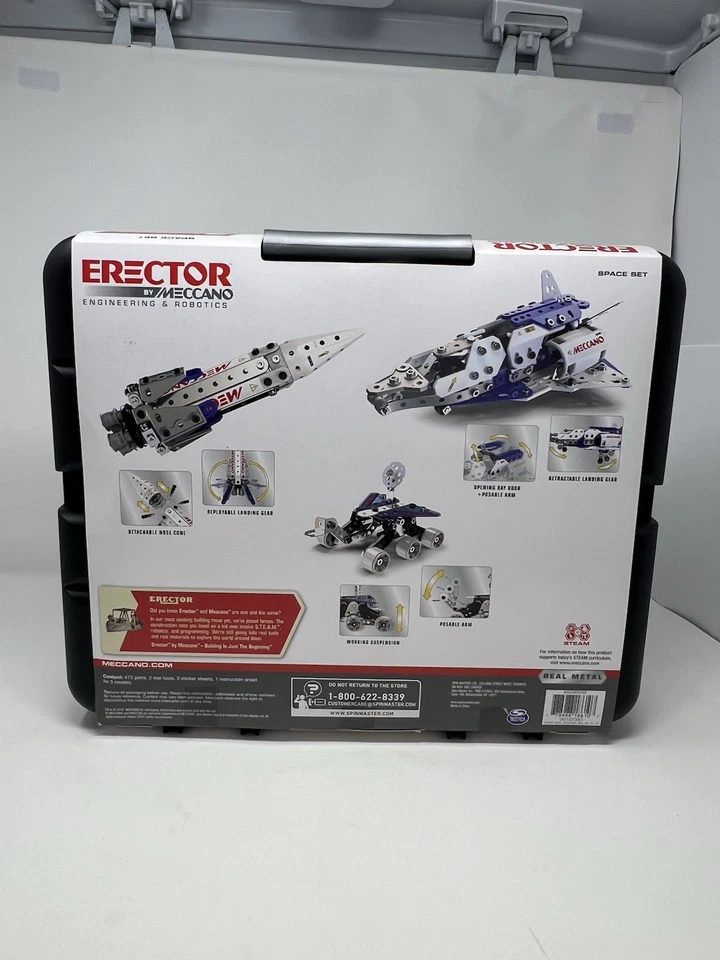 Meccano Engineering and Robotics STEM Space Shuttle Rocket Erector NEW - Image 2 of 3