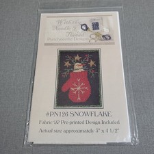 Brenda Gervais Punchneedle Design #PN126 Snowflake Pattern Fabric Included
