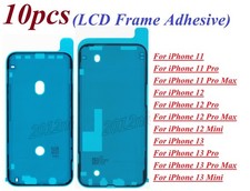 10x OEM LCD Frame Water Resistant Seal Adhesive For iPhone 11 12 13 Pro Max Mini