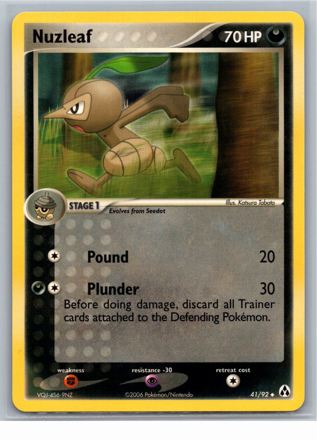 Nuzleaf Uncommon Legend Maker 41/92 NM 1st edition