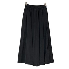 DANSKIN Midtown Gathered Skirt, Water-Repellent, Medium, Black Women USED