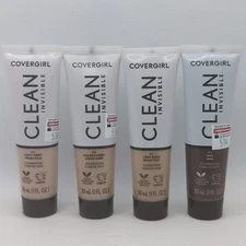 Covergirl Clean Invisible Foundation, Vegan ~ You choose one