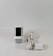 RING Spotlight Cam Pro Battery 2-Way Talk Night Vision Security Siren White