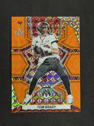 2022 Panini Mosaic Prizm Tom Brady #291 Orange Tampa Bay Buccaneers