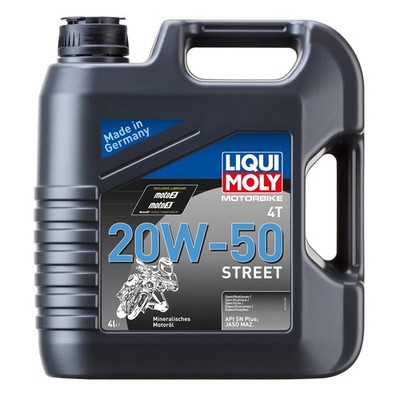 Motoröl LIQUI MOLY 1696 Motorbike 4T 20W-50 Street Motorrad Öl Mineralisch 4L