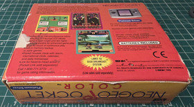 Neo Geo Pocket Color Platinum Silver (SNK, 1999) - Tested/Working - CIB - RARE!
