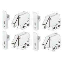 4 Pack Cabinet Door Push Latch for Effortless Opening and Closing Mechanism