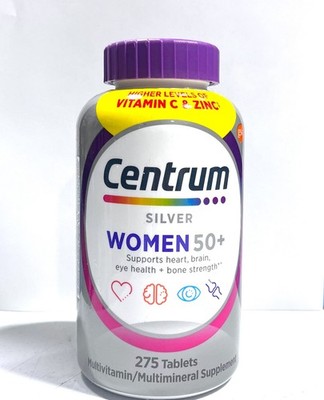 Centrum Silver Womens 50+ 275 Tablets Multivitamin Supplement (8/26)