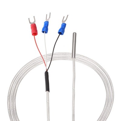 PT100 Probe Temperature Sensor 100cm (3.3ft) (Temperature Range: -20~420°C)