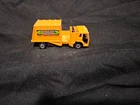 Vintage 1982 Hot Wheels Department Of Sanitation Orange Trash Truck Hong Kong