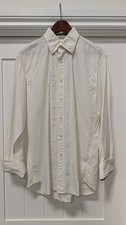 Tommy Bahama Island Soft Ivory Men's Button Down Long Sleeve Shirt Medium