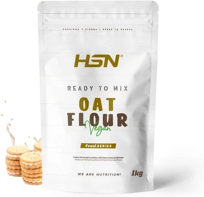 HSN FOOD SERIES – FARINE D’AVOINE INSTANTANÉE – 1kg – cookie cream 04/2027 - Photo 1/2