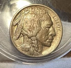 1915 Buffalo Nickel AU Full Horn