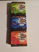 yomega #1,2,& 3 mcdonalds yoyo (Lime, Blue, Orange)