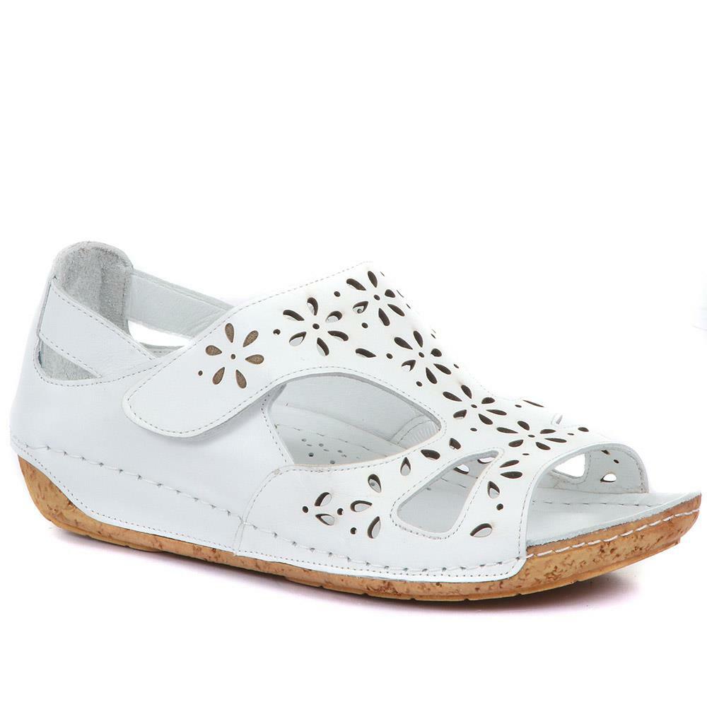 Pavers Womens Wide Fit Sandals Wedge 