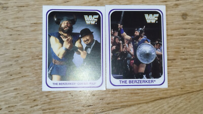 Carte Collector The Berzerker N°98 - Merlin Trading Card - WWF Catch Superstar 1991 (Autocollant)