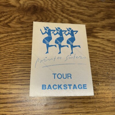 Pointer Sisters Concert Tour Backstage Pass - For That's A Plenty