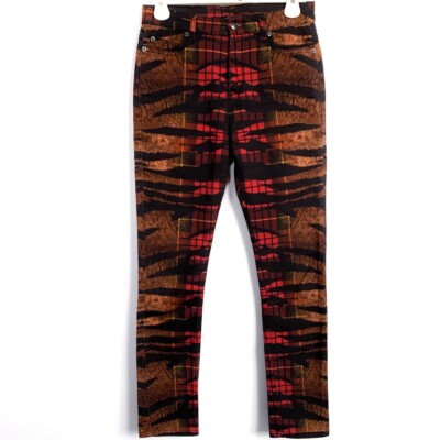 パンツ Alexander McQueen Tartan Check Skinny ALEXANDER MCQUEEN Pants Skinny Trousers Tiger Check Tartan Size 28