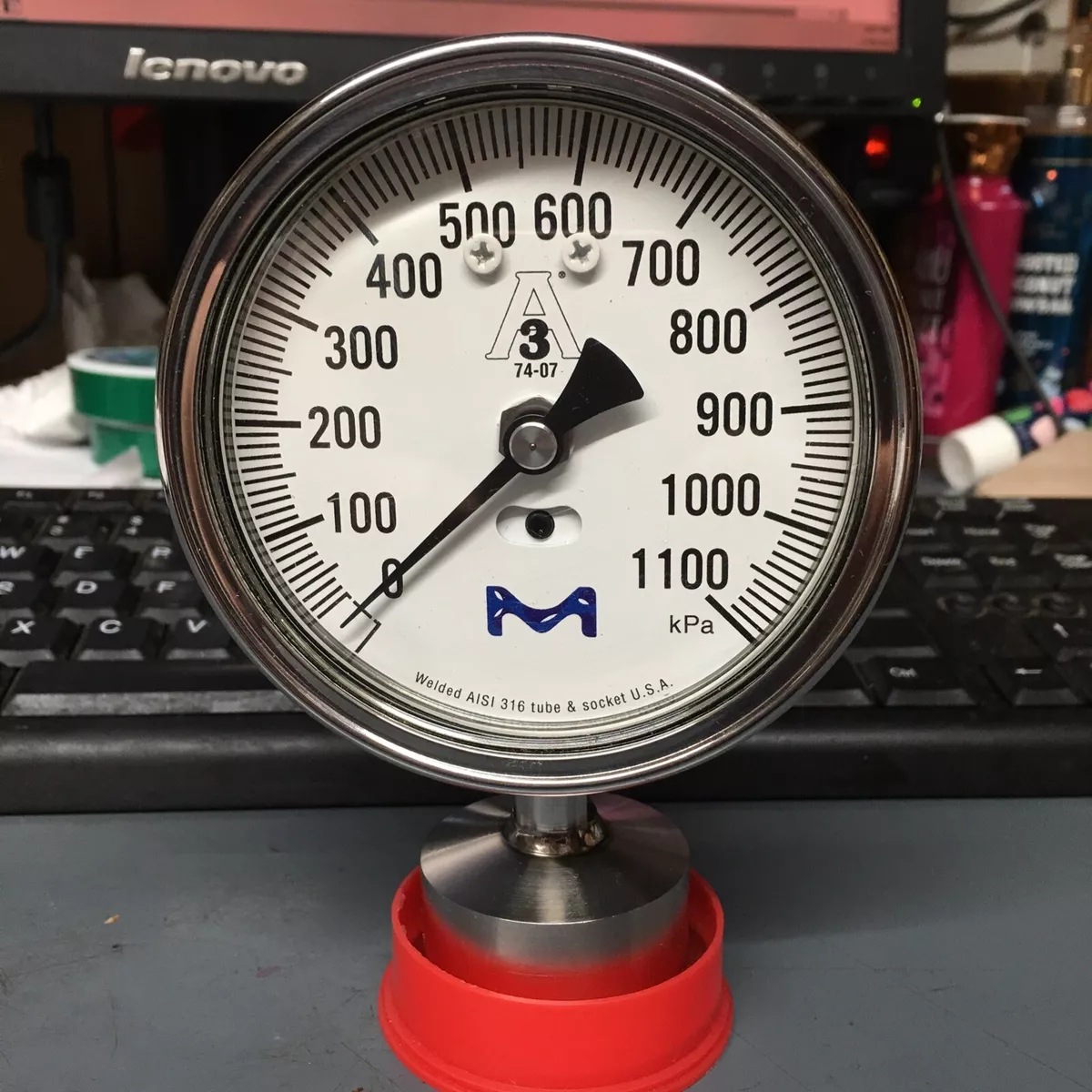ASHCROFT PRESSURE GAUGE P90005 0 1100kPa. 0 160 PSI GR8 BUY