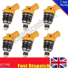 6Pcs Genuine 550cc 555cc Fuel Injectors for Nissan Skyline RB25DET R33 GTS-T NEW
