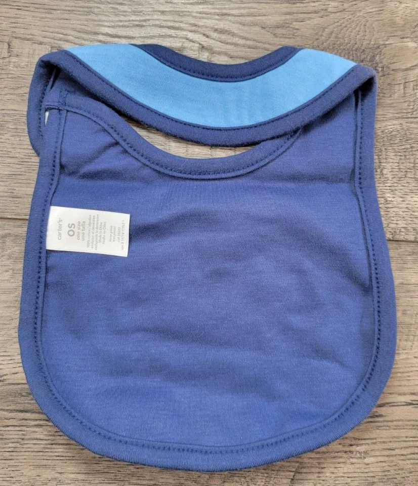 Babero deportivo Carter's Little para bebé niño nuevo sin etiquetas Foto 2 de 2