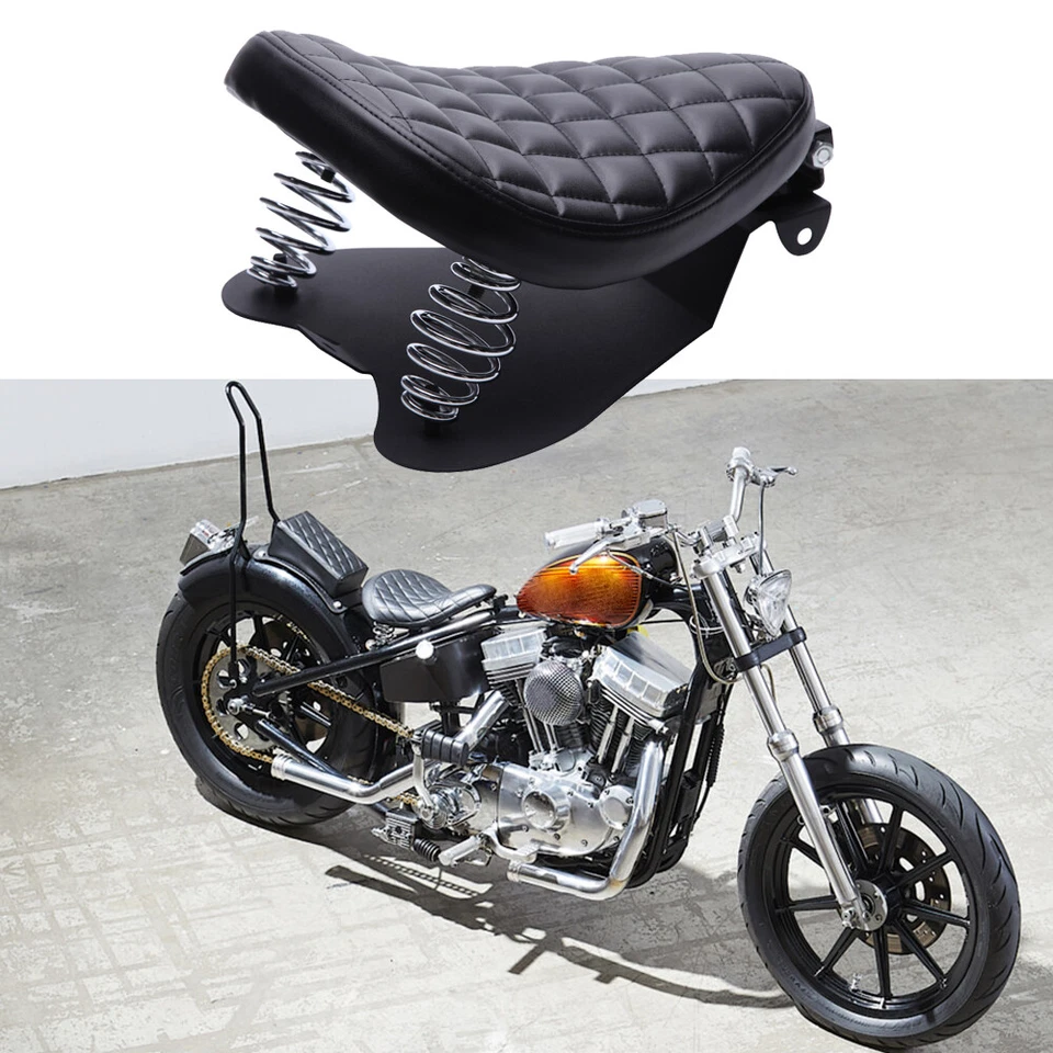 Sillín de resorte con base para asiento individual para motocicleta Suzuki Boulevard S40 C50 M50 Foto 3 de 4