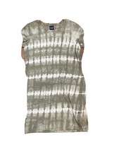 GAP Green Tie Dye Tunic Dress Medium