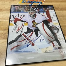 ROBIN LEHNER SENATORS SIGNED AUTOGRAPHED 8X10 w/ SPORTS MEMORABILIA COA