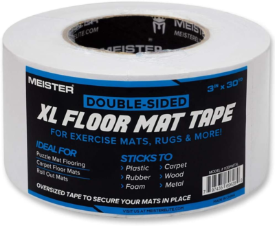 Meister Double-Sided XL Floor Mat Tape - Roll - 3in x 30yd