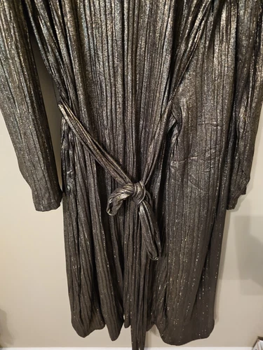Rachel Roy 女式长袖金色黑色长裙加大码 2x 全新带标签 139 美元 - 第 3 张/共 9 张