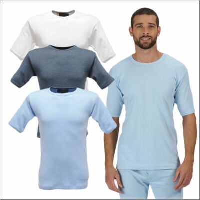 Regatta Neu Herren Polycotton Thermo Kurzarm Trägertop Extra Warm Basisschicht 