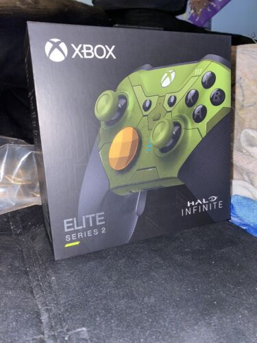 Celebratory Sci-Fi Game Controllers : Halo Infinite Limited Edition Elite Series  2