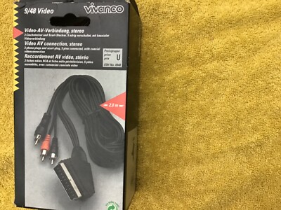 vidio av stereo verbindungskabel