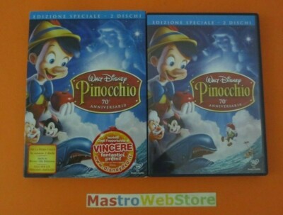 PINOCCHIO - WALT DISNEY SE 70°anniversario 2 DISCHI - DVD