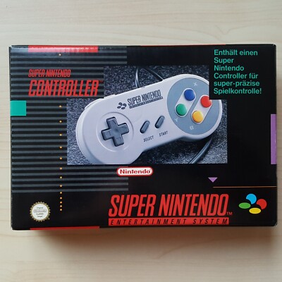 SNES Leere OVP Super Nintendo Controller Box Only Lose Verpackung (schöner Zus.)