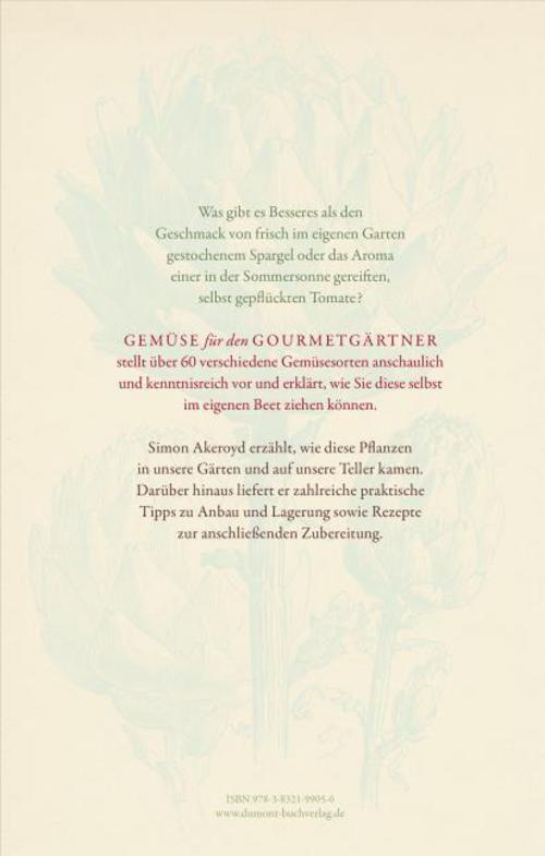 Thumbnail - Gemüse Für Den Gourmetgärtner Simon Akeroyd 9783832199050