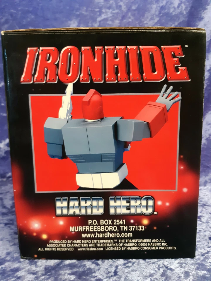 Hard Hero 2002 Transformers Cold Cast Porcelain Bust MIB Ironhide 2353 of 4000 - Image 4 of 4