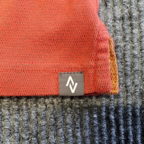 Eddie Bauer Travex Hemd Herren Große L Burnt Orange Kurzarm 3 Knopf Polo Y2K - Bild 11 von 12