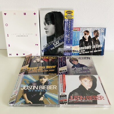 Justin Bieber 国内盤 CD 新品 未開封 Justin Bieber CD Never Say Never Purpose My Worlds set of 7 CDs | eBay