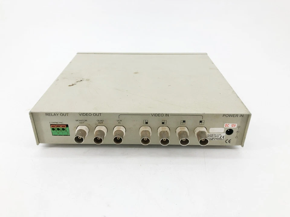 Rainbow CCTV Model QPCF Color Quad Processor 12VDC - Image 4 of 4