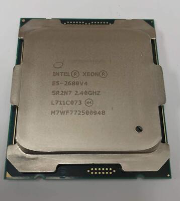 Intel XEON 14 CORE Processor E5-2680V4 2.4GHZ 35MB Smart Cache 9.6 GT/S QPI TDP