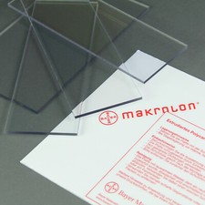 MAKROLON® (32-216€/m²) POLYCARBONAT 2-15 mm ZUSCHNITT PLATTE SCHEIBE GLASPLATTE