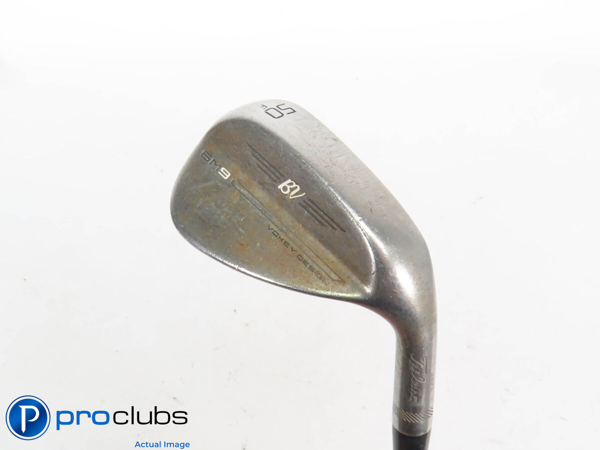 Titleist BV Vokey Design 50° Gap Wedge Stiff Steel Shaft Golf Pride Grip Titleist BV Vokey Design 50° Gap Wedge Stiff Steel Shaft Golf Pride Grip