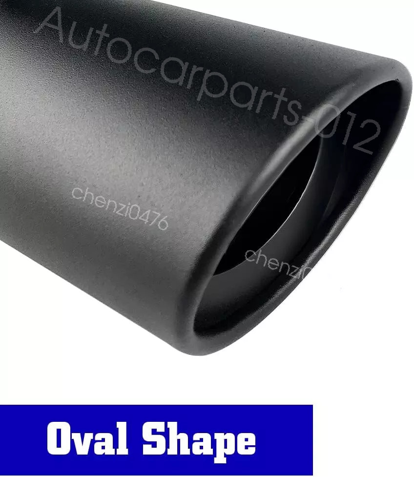 2PC For Maserati GranTurismo Exhaust Pipe Tip Rear Tail Throat Muffler Tailpipe